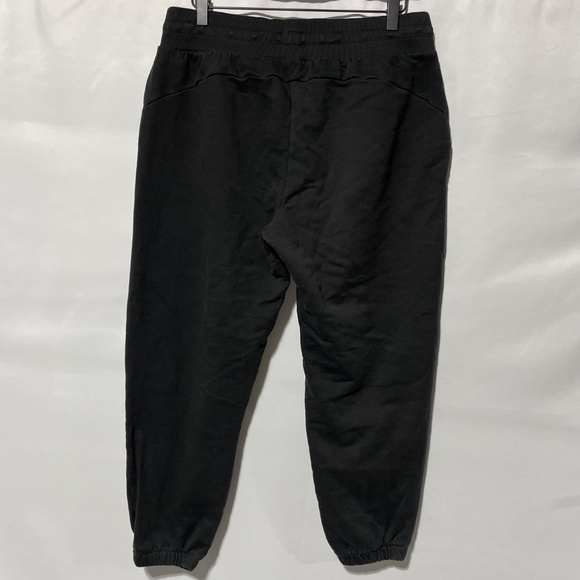 Puma Speckled Drawstring Logo Pocket Jogger Sweatpants Phantom Black Size Large - Picture 10 of 16